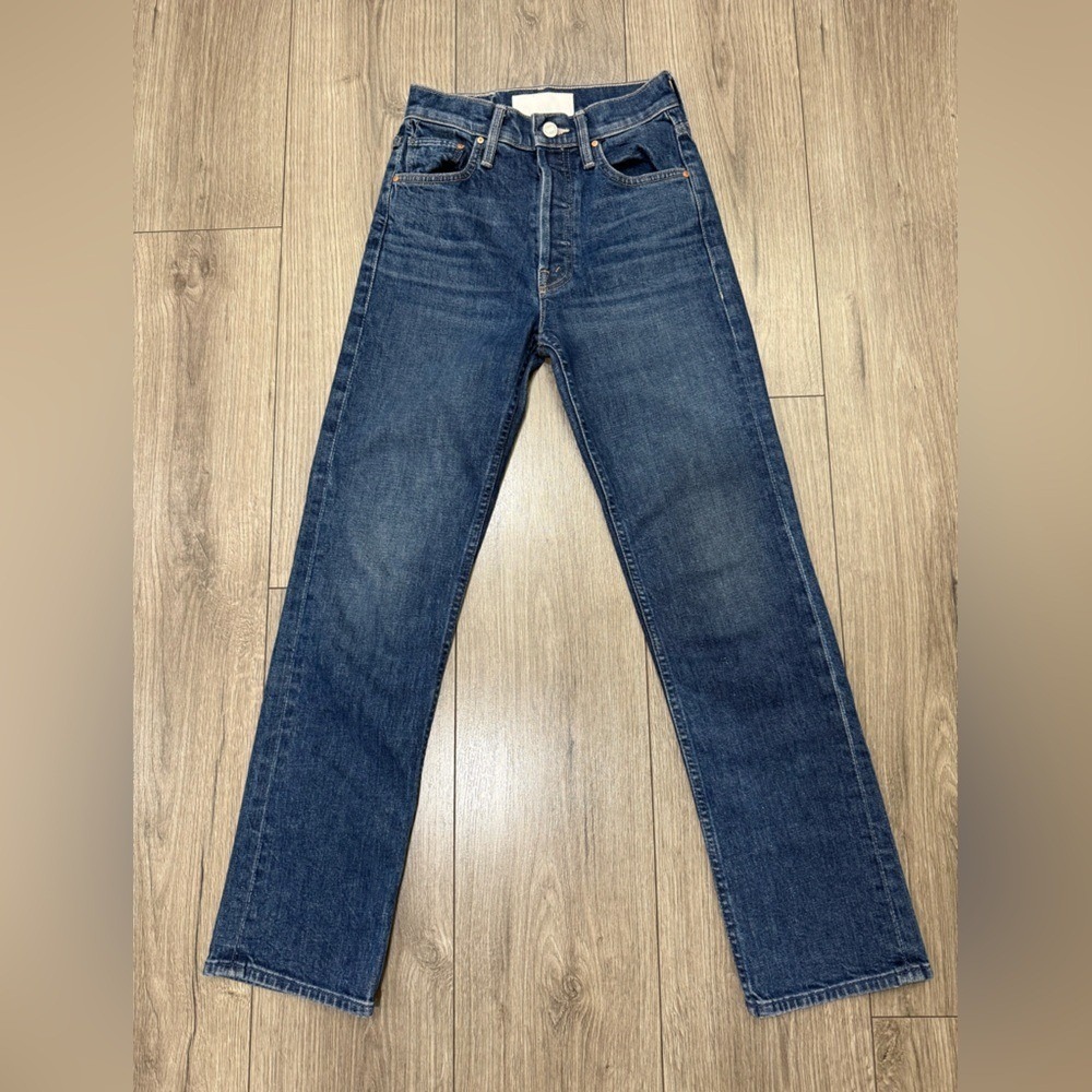 MOTHER Tomcat Straight Leg Ankle Jeans in Cannonball Sz 23